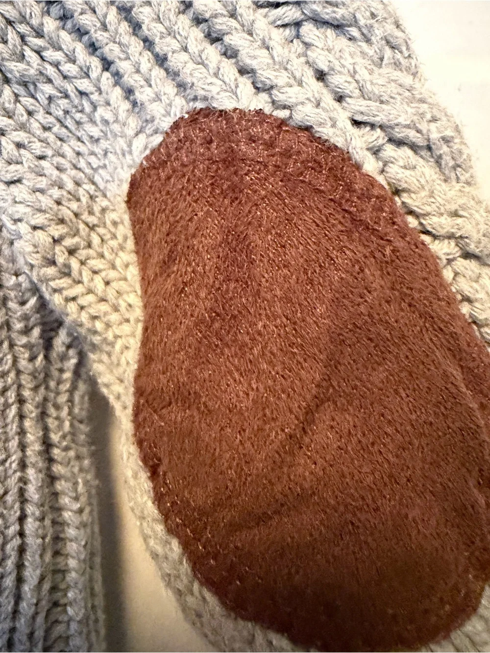 Janie and Jack Light Gray Cable-Knit Zip Sweater Jacket
